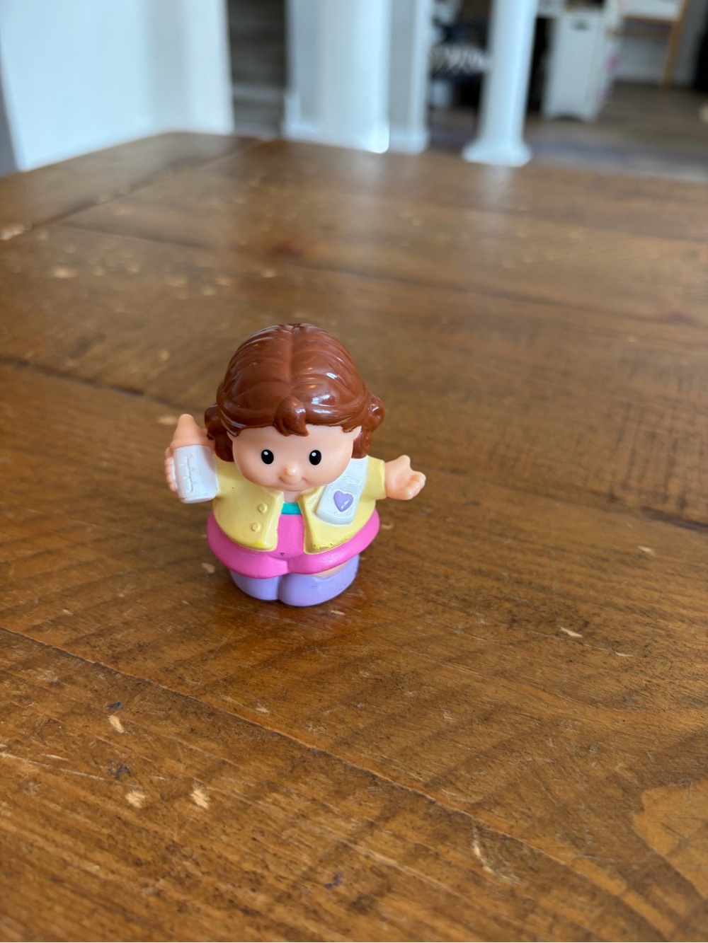 Fisher Price Little People mom with bottle as is